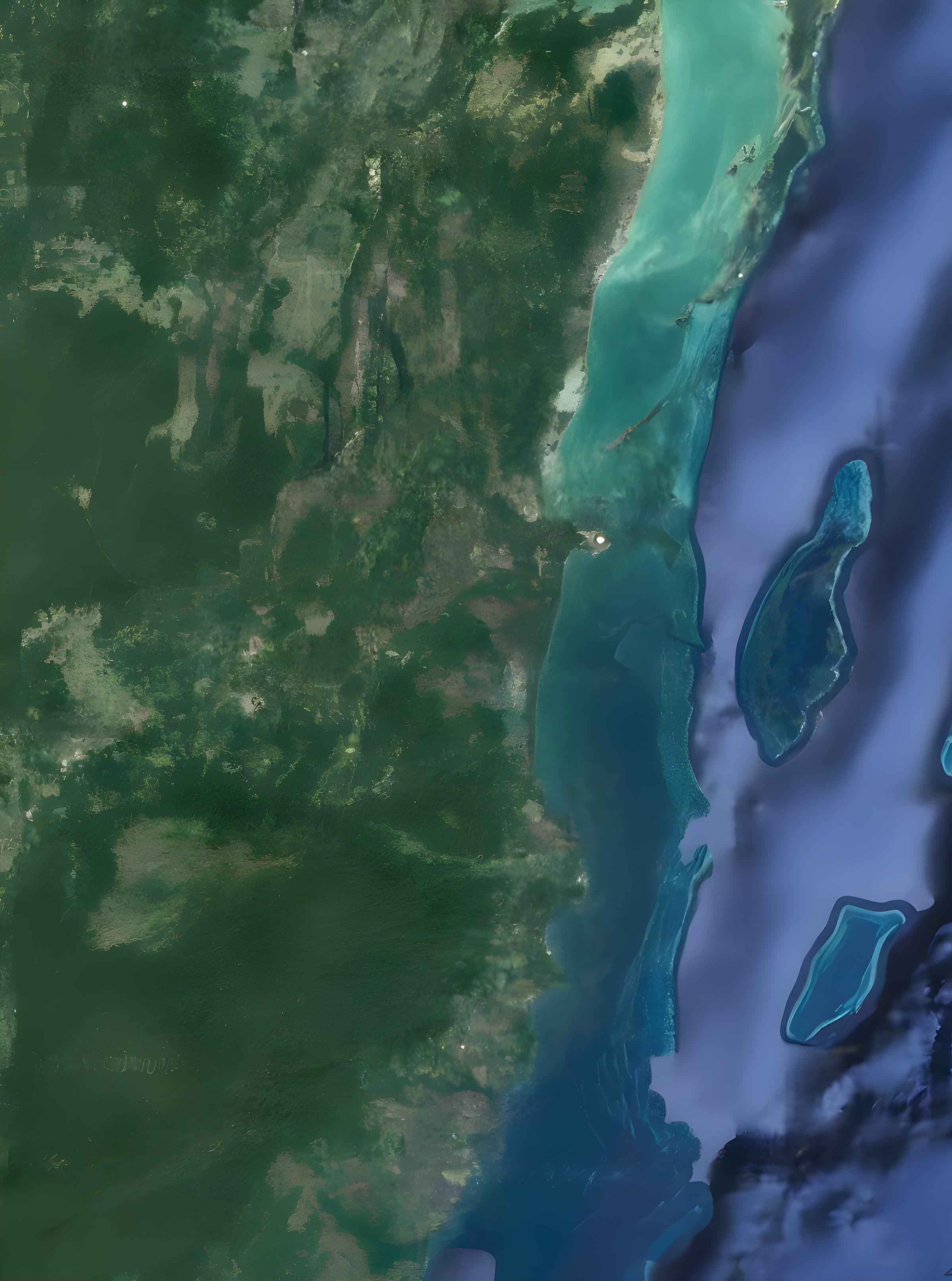 Satellite view of the NALUUM site at the north end of Hopkins